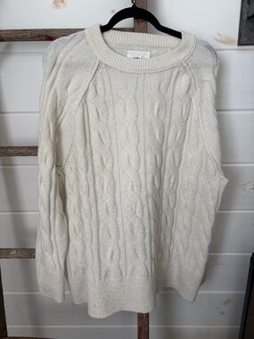 aerie Knit Crewneck Sweater - Ivory
